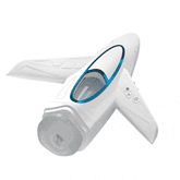 Masturbador masculino retráctil con vibración y calefacción Jet Fighter